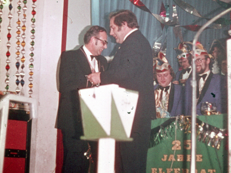 Spargelstecher -1976 - Ordensfest Albert Weiß, Rudi Zorn